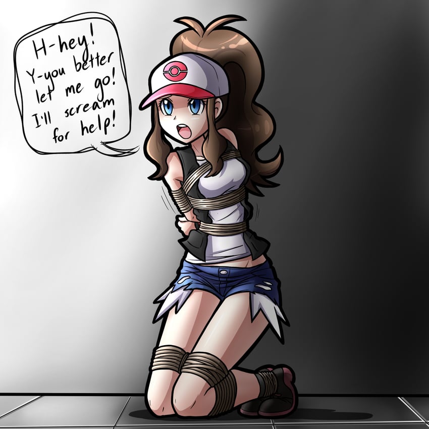 hilda (pokemon and 1 more) drawn by magnolia-baillon