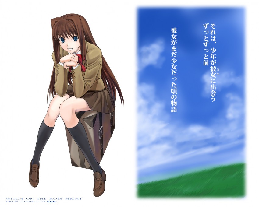 aozaki aoko (mahou tsukai no yoru) drawn by shirotsumekusa