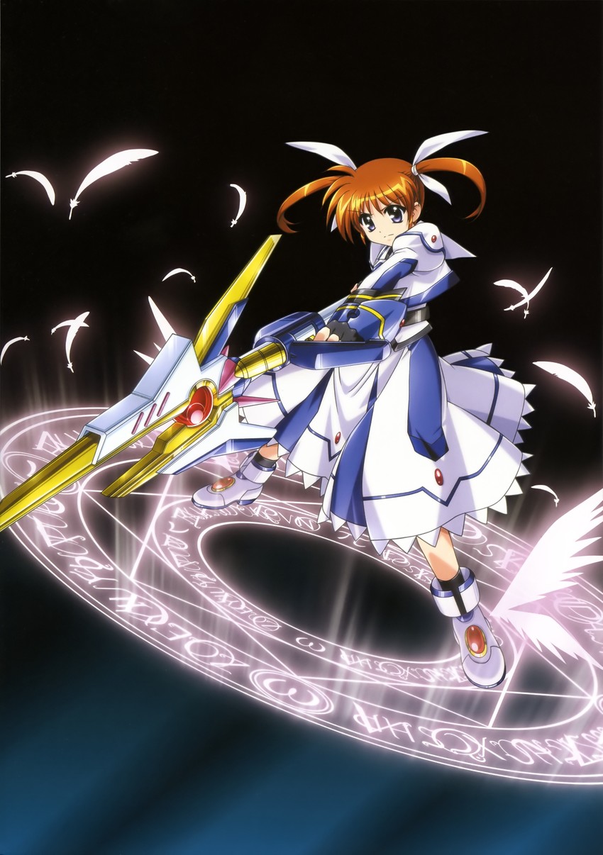 takamachi nanoha and raising heart (lyrical nanoha and 2 more)