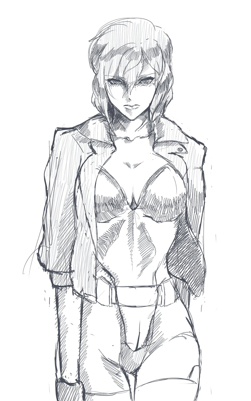 kusanagi motoko (ghost in the shell and 1 more) drawn by fufu_(fufuichi04)