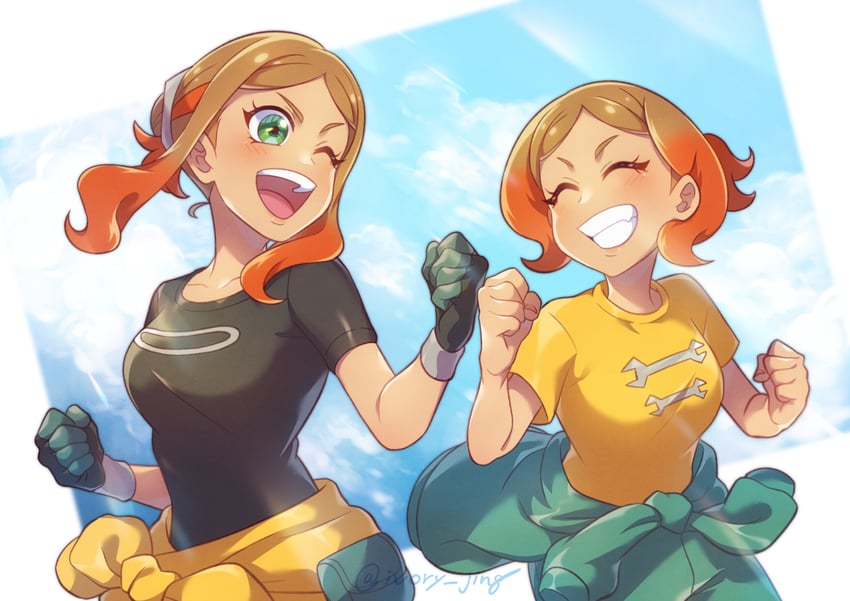 orla (pokemon and 1 more) drawn by ivory_(25680nico)