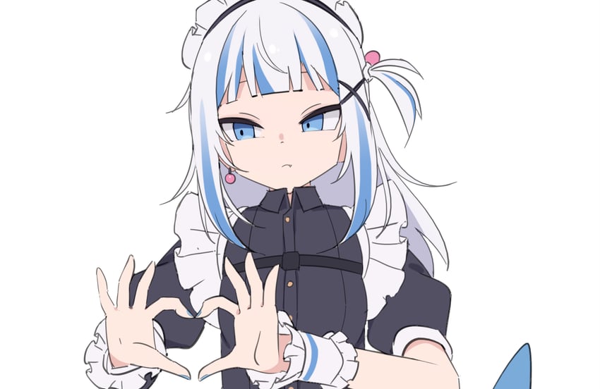 gawr gura (hololive and 1 more) drawn by tenroy
