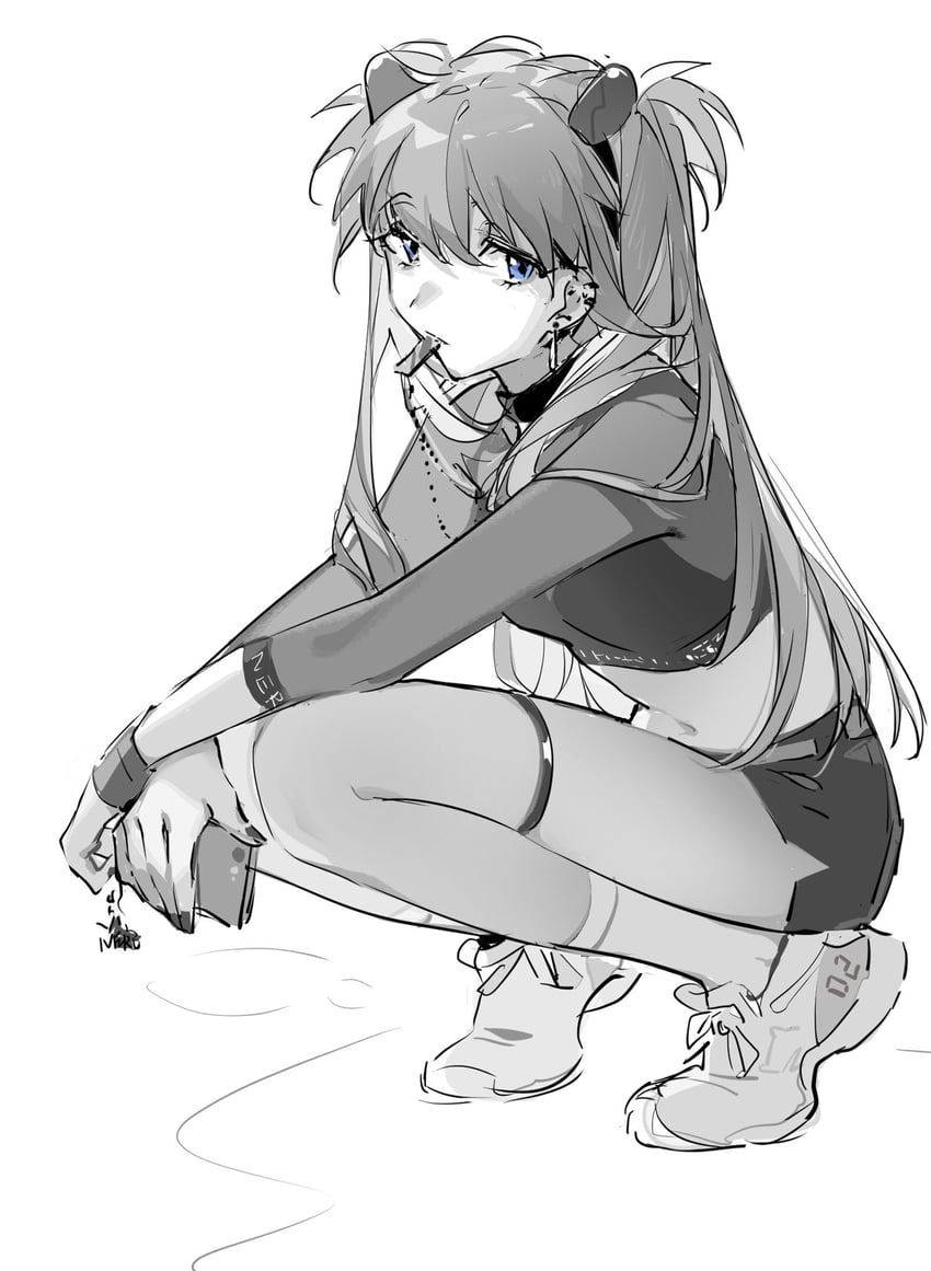 souryuu asuka langley (neon genesis evangelion) drawn by ame_(10286367)