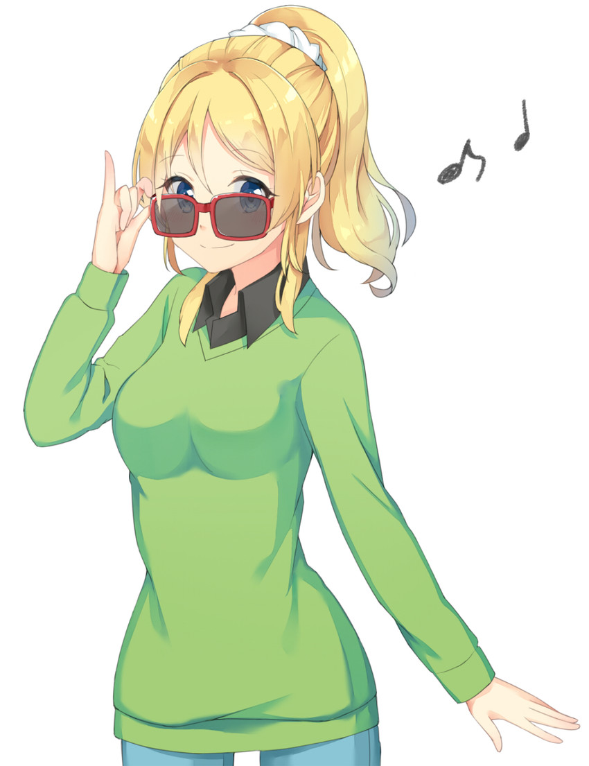 ayase eli (love live! and 1 more) drawn by reina_(leinqchqn)