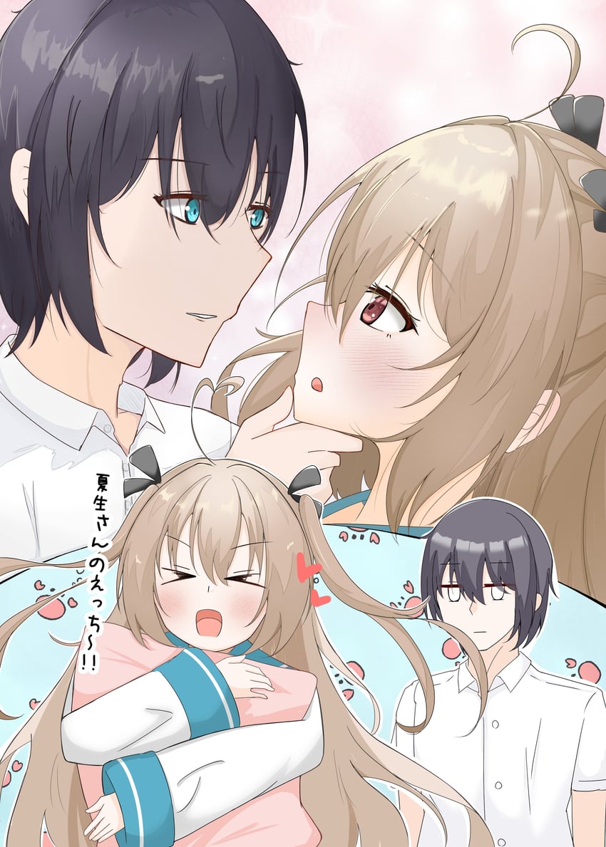 atri and ikaruga natsuki (atri-my dear moments-) drawn by user_ndnc4852