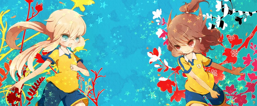 kirino ranmaru and shindou takuto (inazuma eleven and 2 more) drawn by yoshida_(nono_ko)