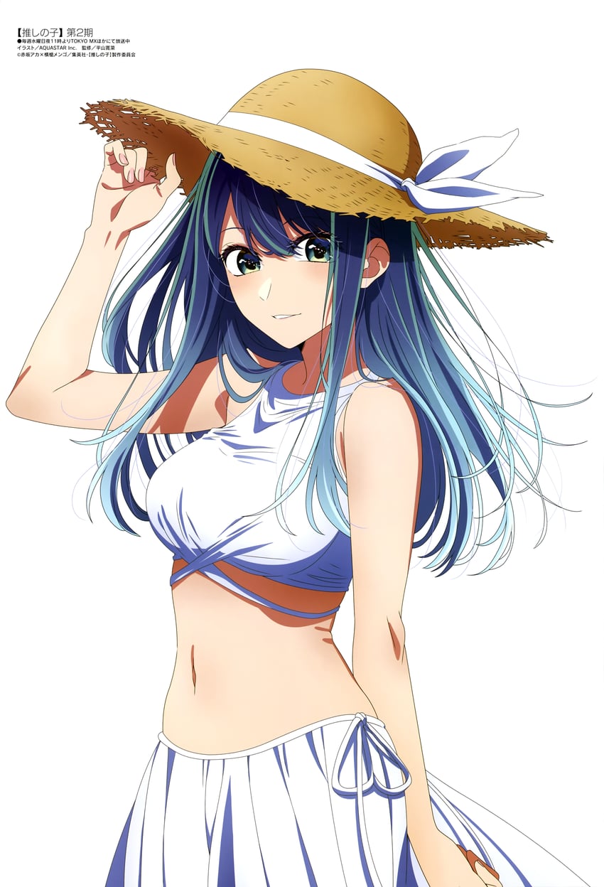 kurokawa akane (oshi no ko and 1 more) drawn by aquastar_inc. and hirayama_kanna