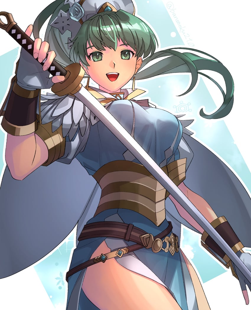 lyn (fire emblem and 2 more) drawn by asagi_(banzoku210)