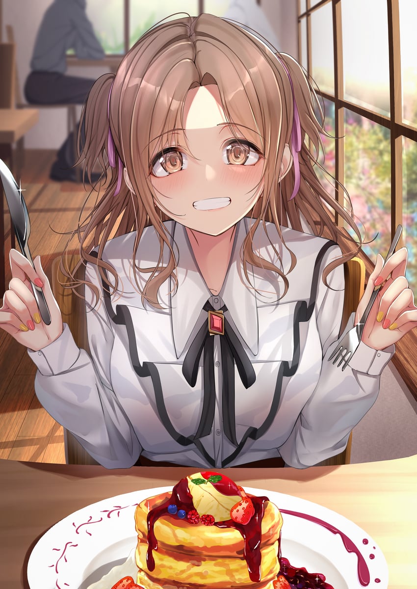 ichikawa hinana (idolmaster and 1 more) drawn by kunimine_yuzuki