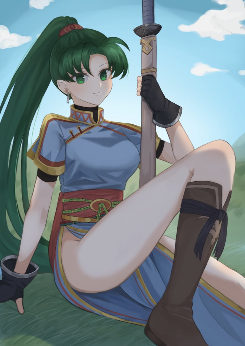 lyn (fire emblem and 1 more) drawn by akacolor