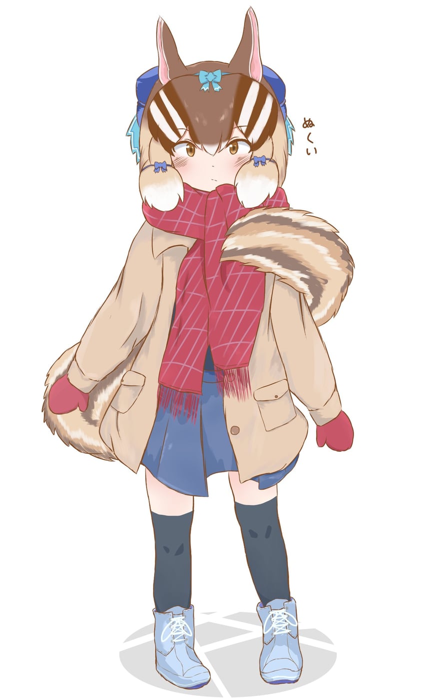 siberian chipmunk (kemono friends and 1 more) drawn by korin_589