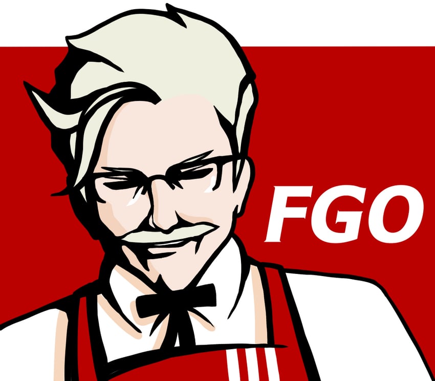 james moriarty and colonel sanders (fate and 2 more) drawn by crokase