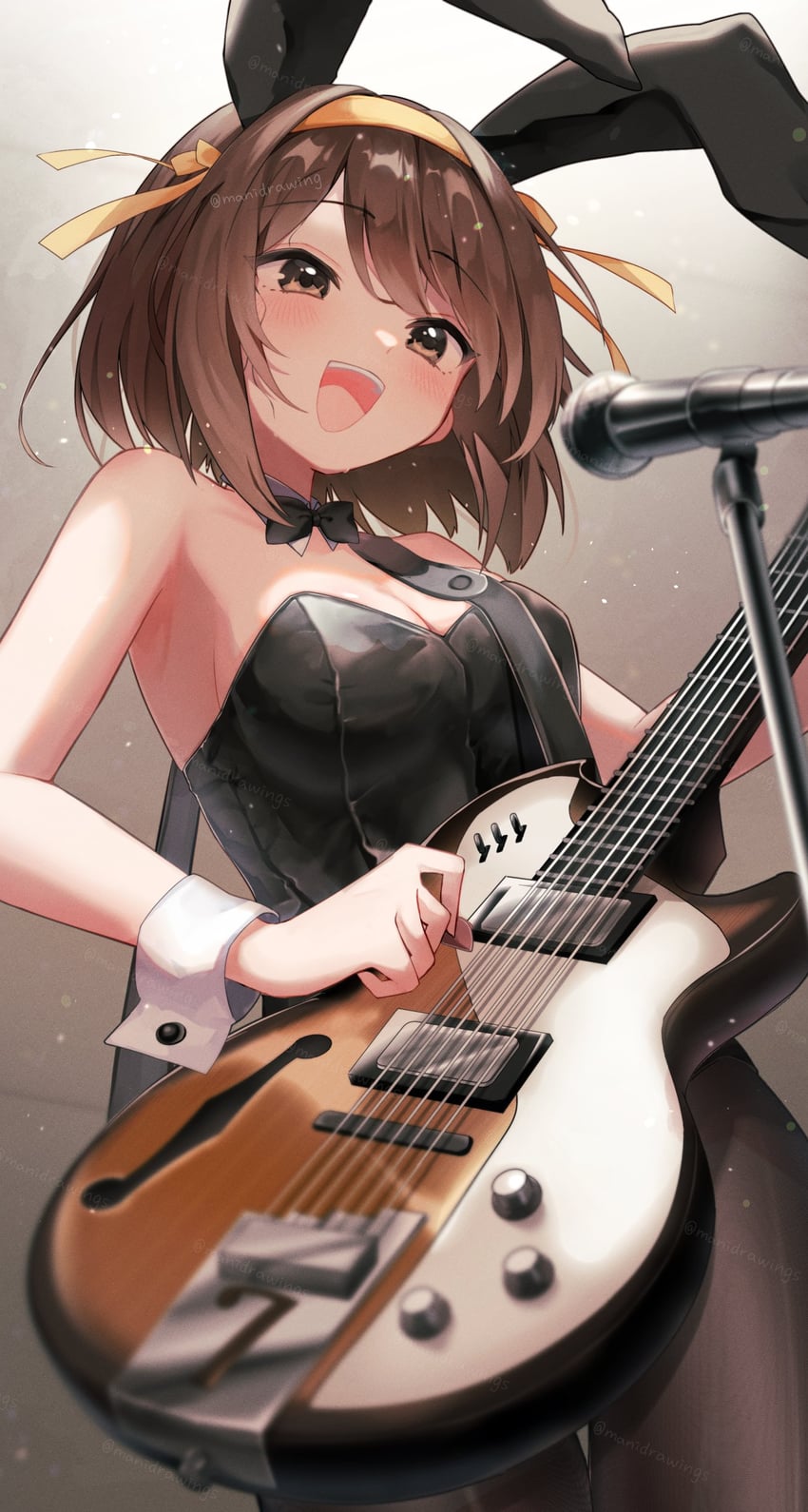 suzumiya haruhi (suzumiya haruhi no yuuutsu) drawn by mani_(manidrawings)