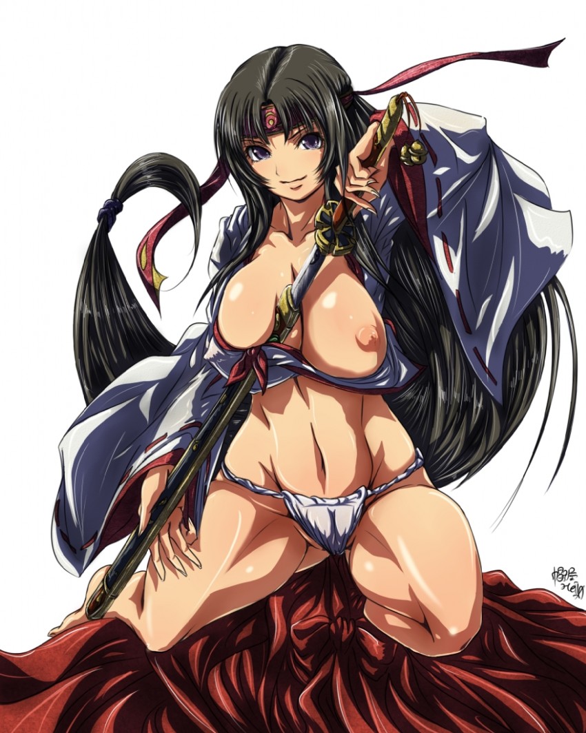 tomoe and musha miko tomoe (queen's blade) drawn by madhatter_hello