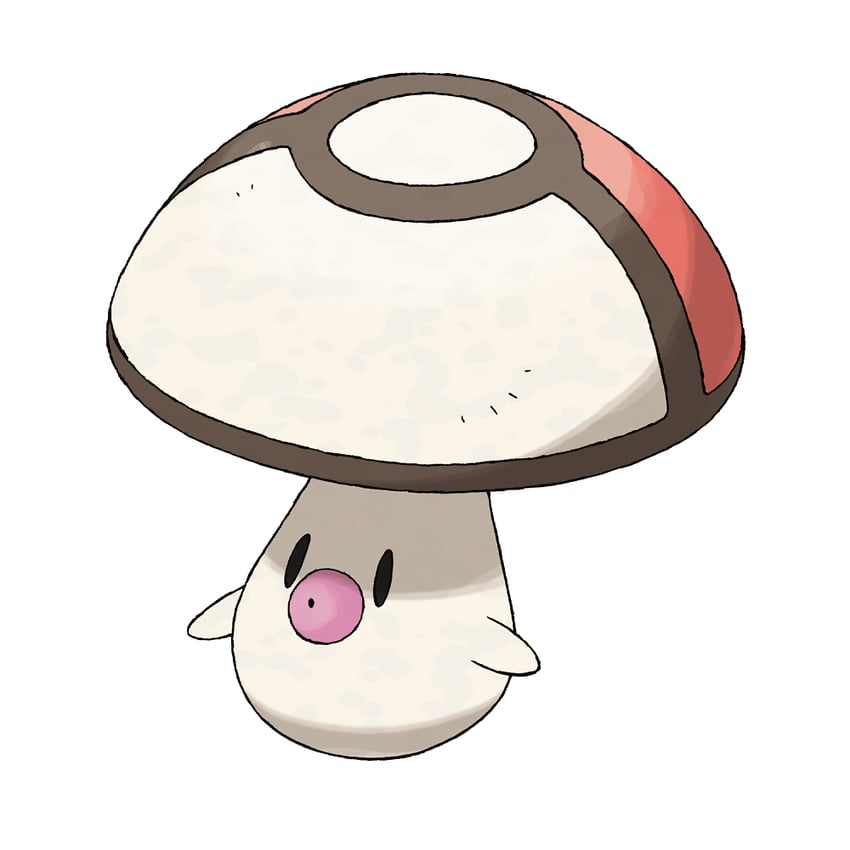 foongus (pokemon and 1 more) drawn by sugimori_ken