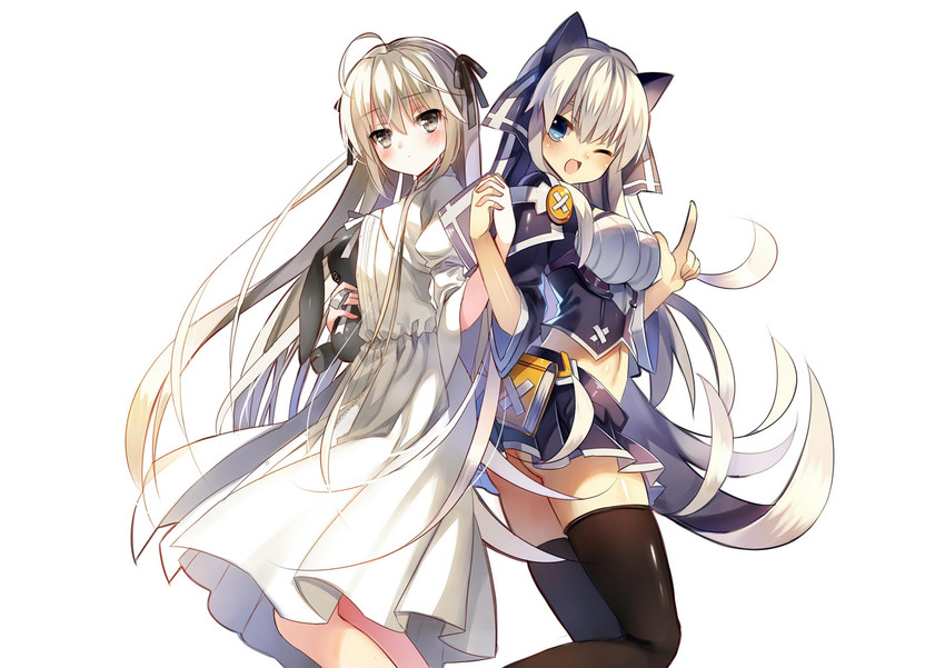 kasugano sora and astaroth (uchi no hime-sama ga ichiban kawaii and 1 more) drawn by jiji_(381134808)