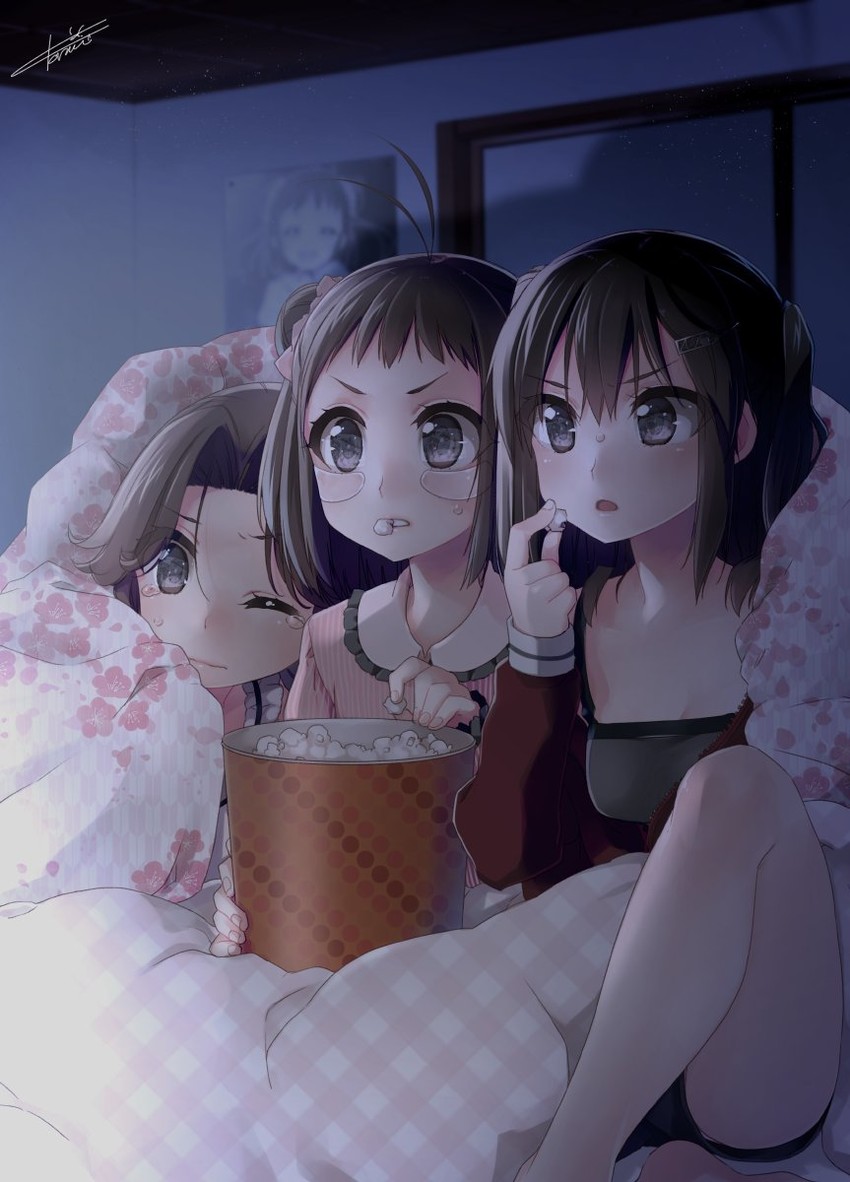 sendai, naka, and jintsuu (kantai collection) drawn by koruri