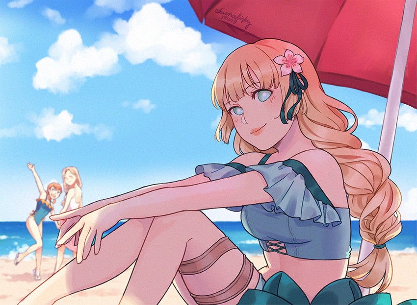 ingrid brandl galatea, mercedes von martritz, and annette fantine dominic (fire emblem and 2 more) drawn by chunafishy