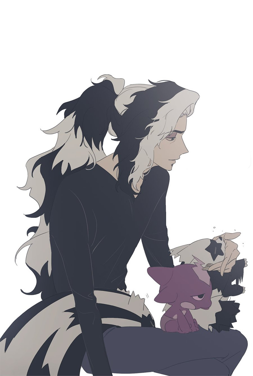 piers, galarian zigzagoon, toxel, and galarian linoone (pokemon and 1 more) drawn by migung