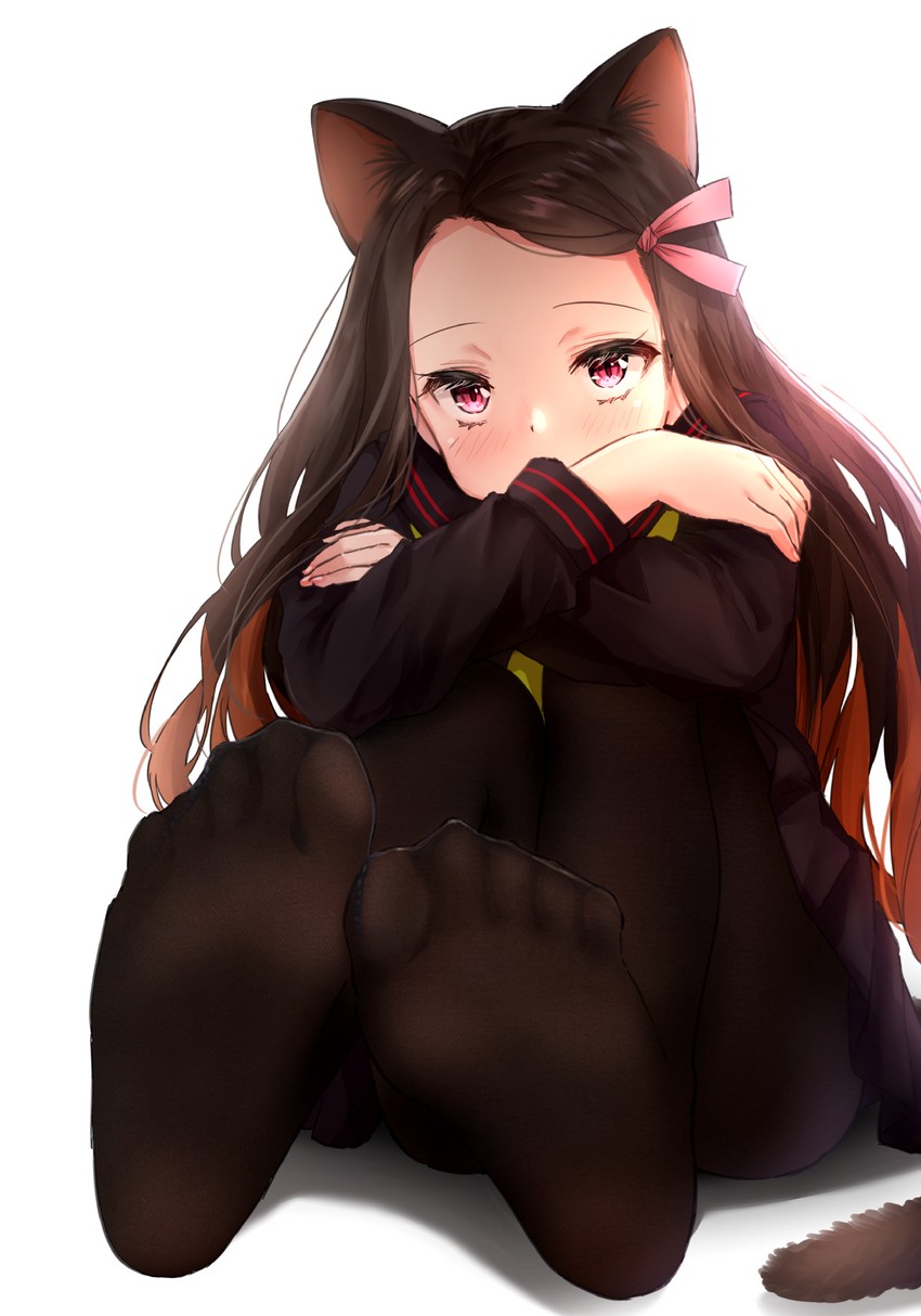 kamado nezuko (kimetsu no yaiba) drawn by haru_(re_ilust)