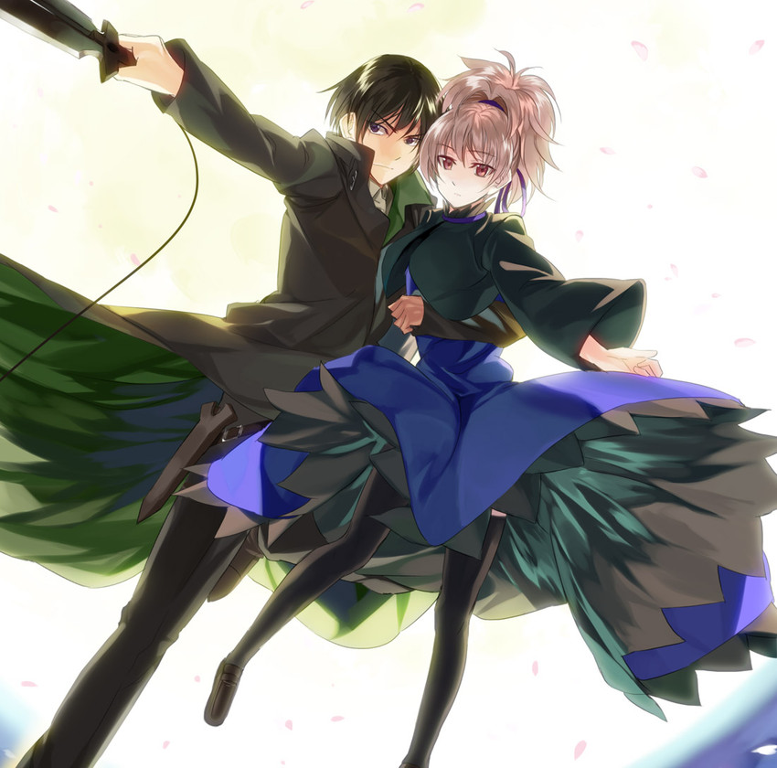 yin and hei (darker than black) drawn by kabocha_(monkey4)