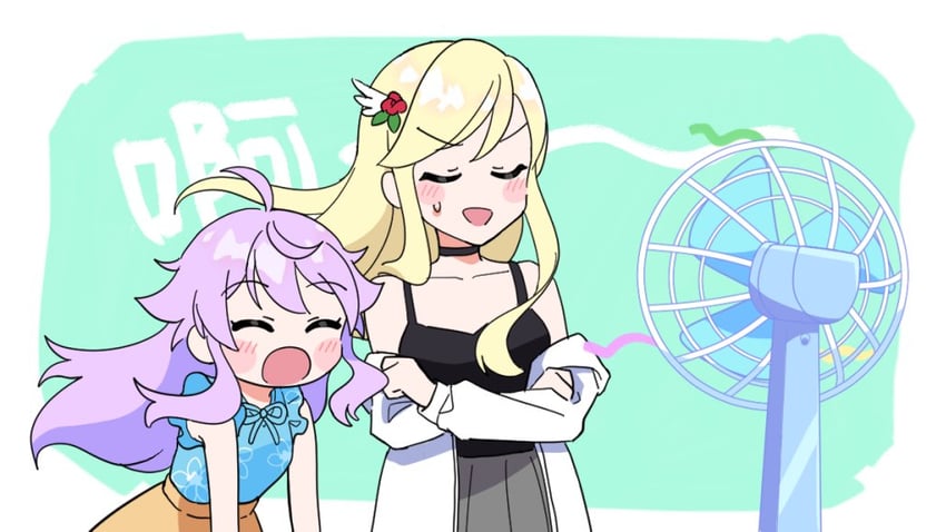 yumeoji fumi and otonashi ichie (shoujo kageki revue starlight and 1 more) drawn by rowan_(kanonsecret)