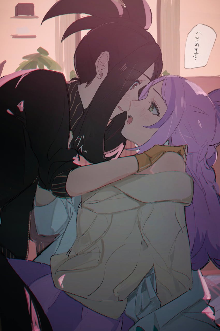 miriam and dendra (pokemon and 1 more) drawn by biiko_(king1015g)