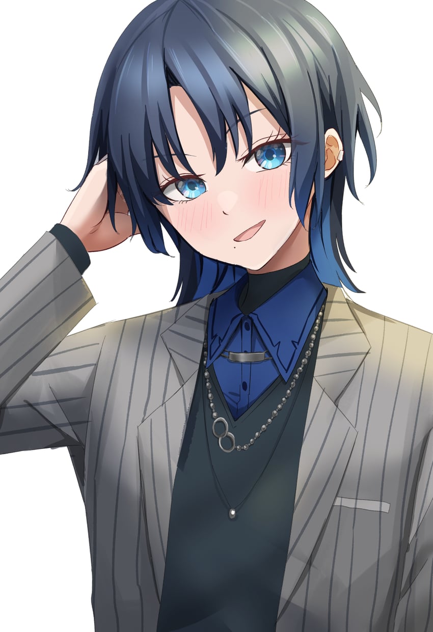 hiodoshi ao (hololive and 1 more) drawn by natsume_mina