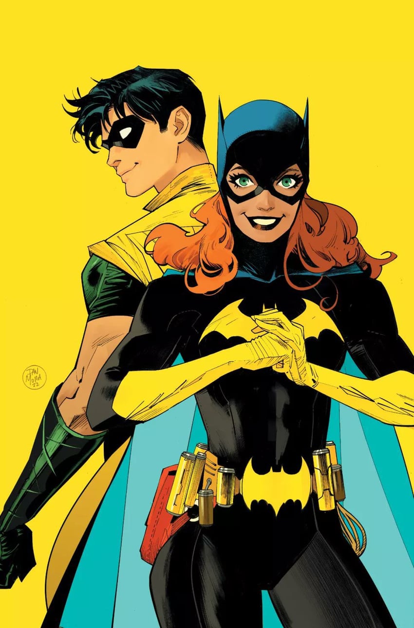 robin, batgirl, and barbara gordon (dc comics and 1 more) drawn by dan_mora