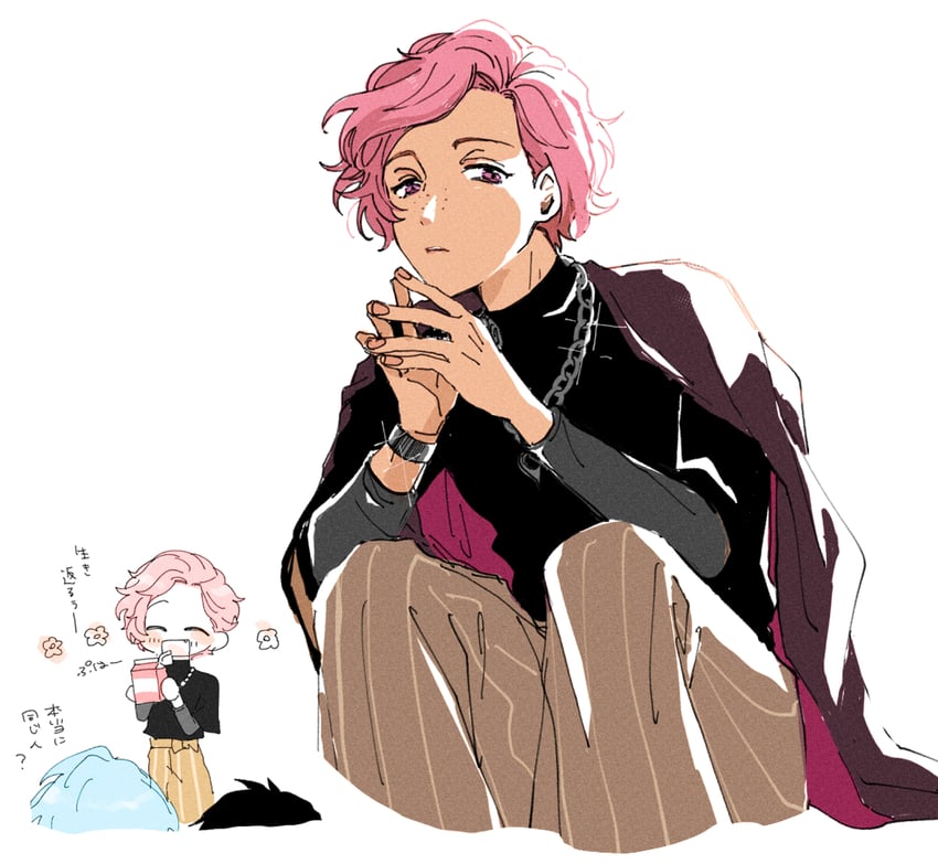 aizome kento, ashu yuuta, and kaneshiro goushi (b-project) drawn by p4cnoo