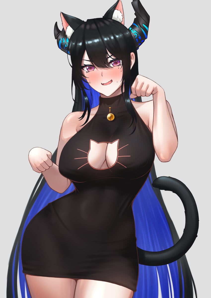 nerissa ravencroft (hololive and 1 more) drawn by cipher4109