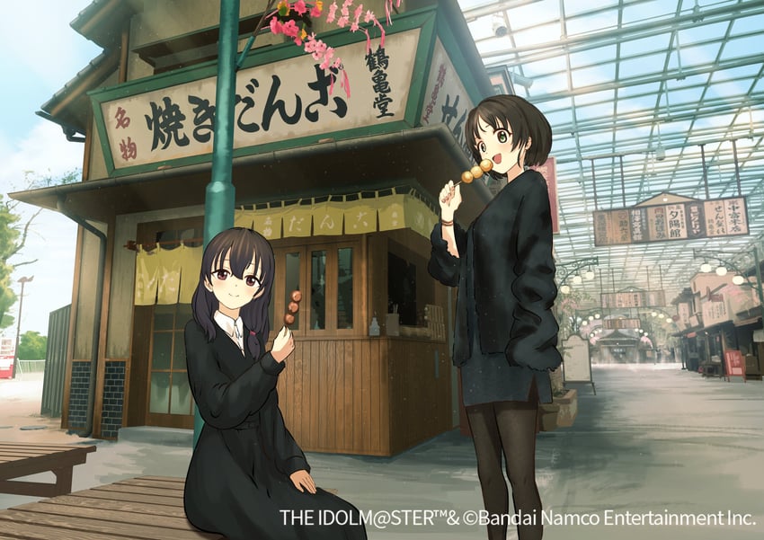 fujiwara hajime and harada miyo (idolmaster and 1 more) drawn by shuu_illust