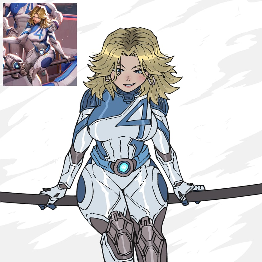 sue storm (marvel and 2 more) drawn by darent_z