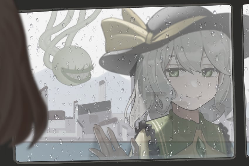 komeiji koishi and komeiji satori (touhou) drawn by longwatry