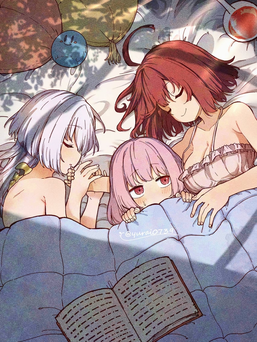 sophie neuenmuller, plachta, puni, and corneria (atelier and 1 more) drawn by yurai0739