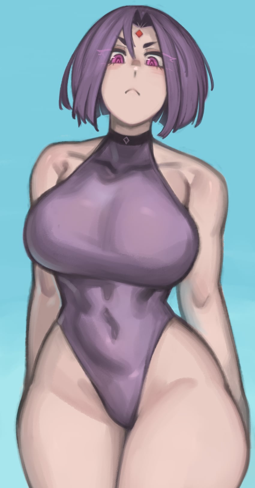raven (dc comics and 1 more) drawn by kelvin_hiu