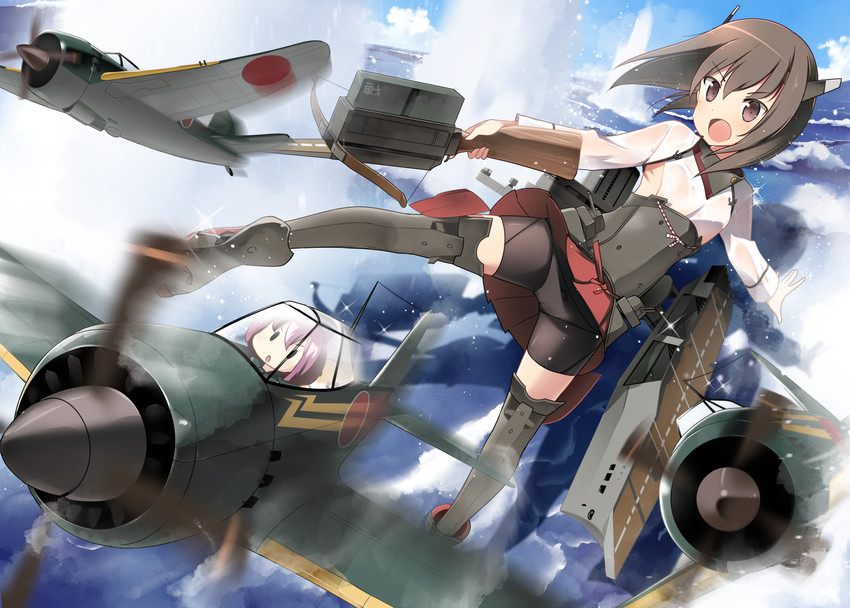 fairy, taihou, and reppuu (kantai collection) drawn by bell_(oppore_coppore)
