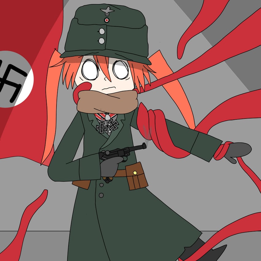 nakasuga emi (girls und panzer and 1 more) drawn by h_m_p_meeedick