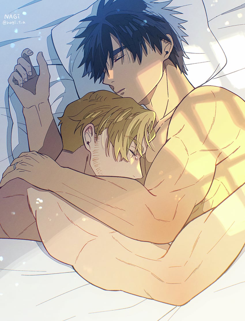 ao isami and lewis smith (yuuki bakuhatsu bang bravern) drawn by nagita_(nagi)