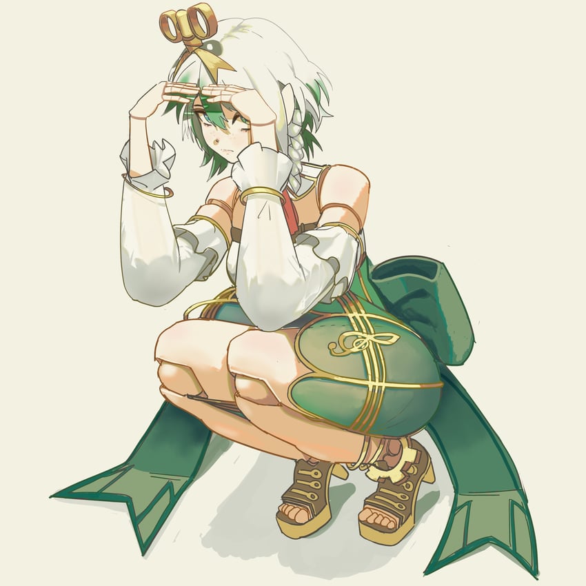 cecilia immergreen (hololive and 1 more) drawn by niroonano_(anon_ill)