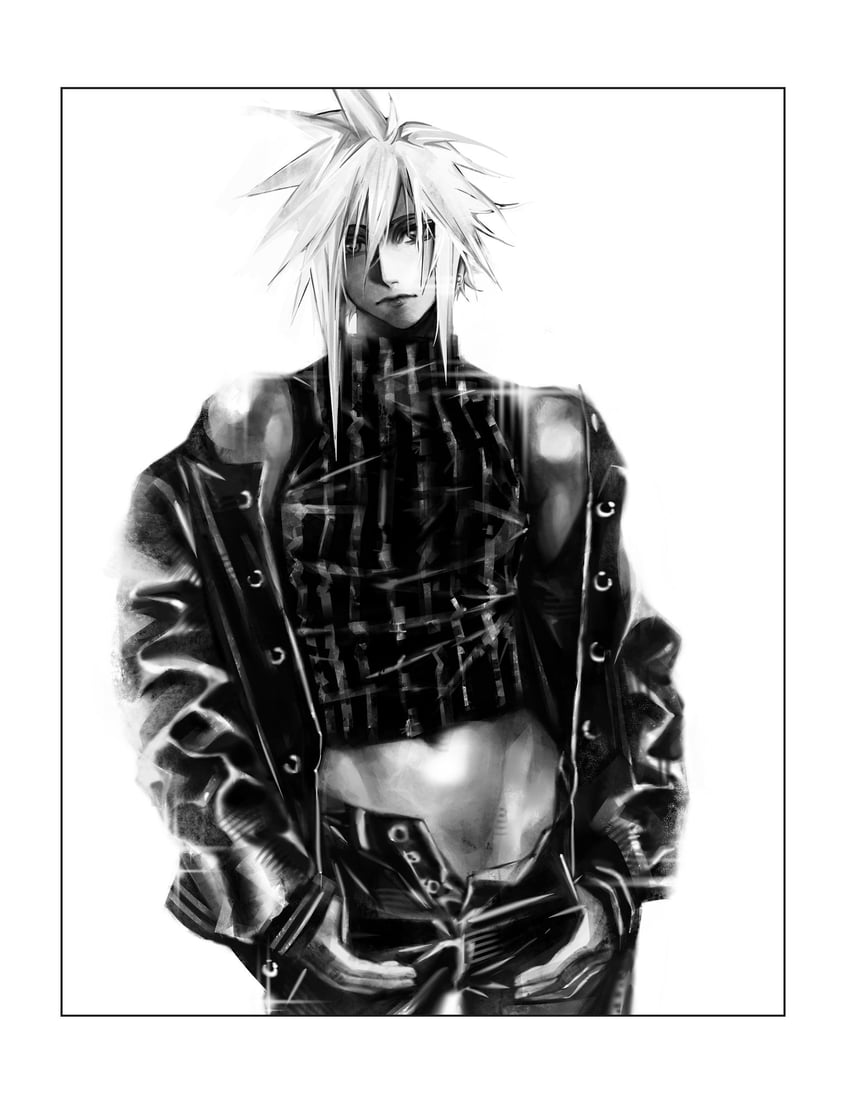 cloud strife (final fantasy and 1 more) drawn by wadanoki1st