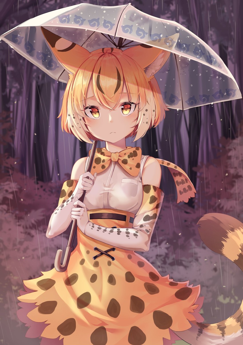 extra serval (kemono friends) drawn by animal_ears_(norankkori)