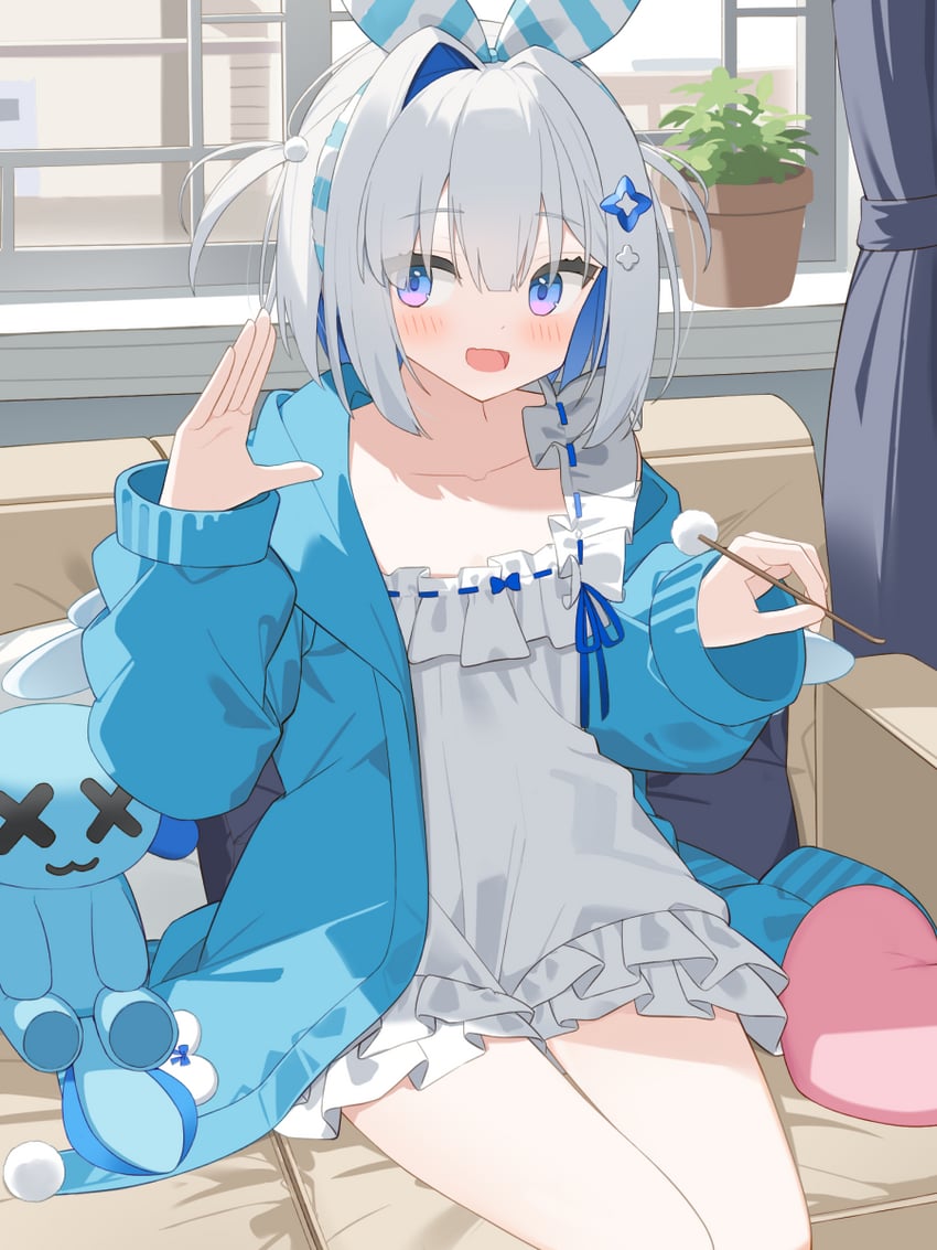 amane kanata and upao (hololive) drawn by yoru_no_yayoi