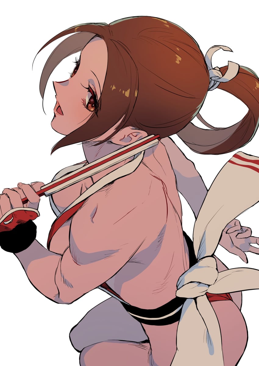 shiranui mai (the king of fighters and 1 more) drawn by beniazumaru