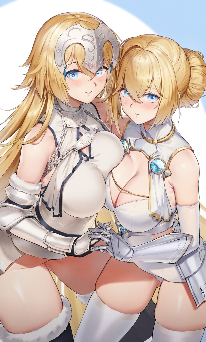 jeanne d'arc (fate and 3 more) drawn by duan_henglong
