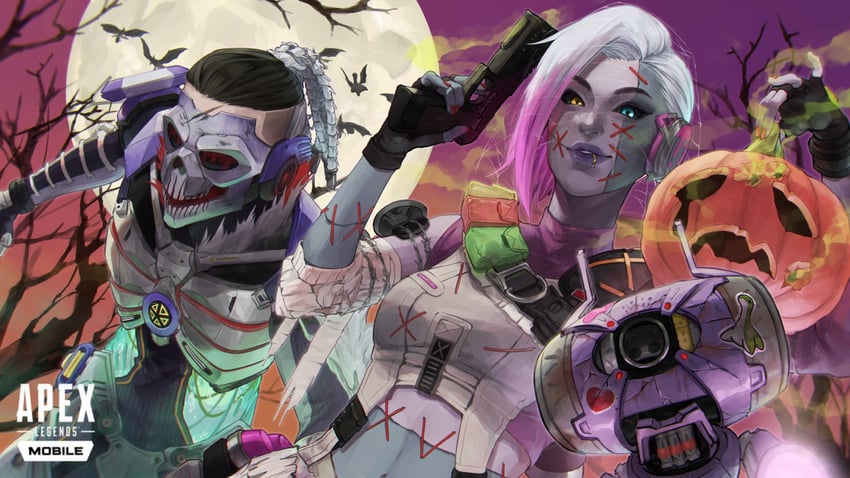 nessie, fade, rhapsody, and rowdy (apex legends and 1 more) drawn by bossan_3310