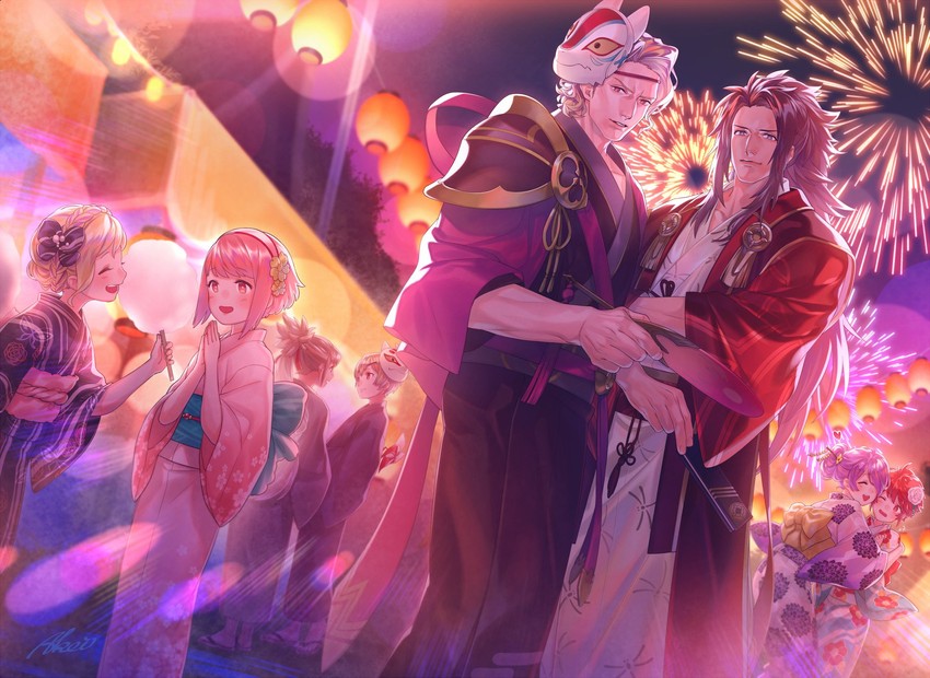 camilla, elise, takumi, sakura, leo, and 3 more (fire emblem and 2 more) drawn by iroha_(akei0710)