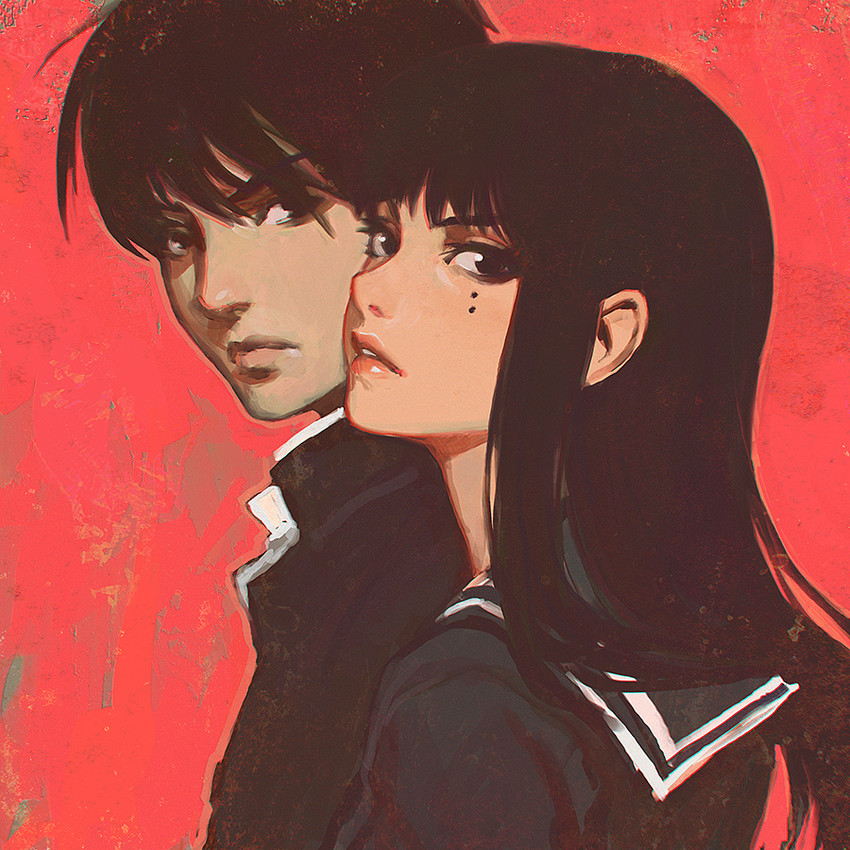 takashiro chizuna and takashiro kazuna (hitsuji no uta) drawn by ilya_kuvshinov