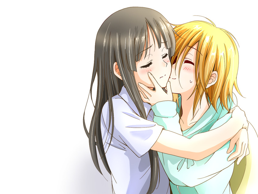 akiyama mio and tainaka ritsu (k-on!) drawn by sawanatsu_mikan