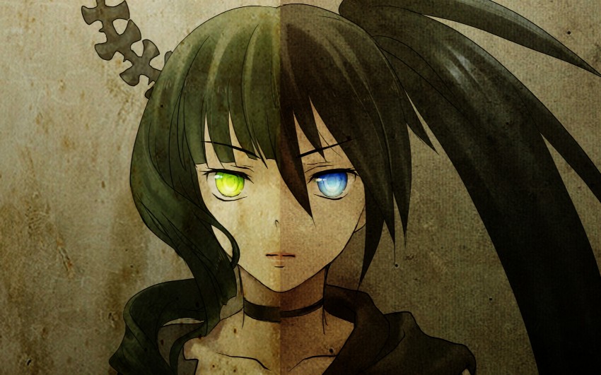 black rock shooter and dead master (black rock shooter)